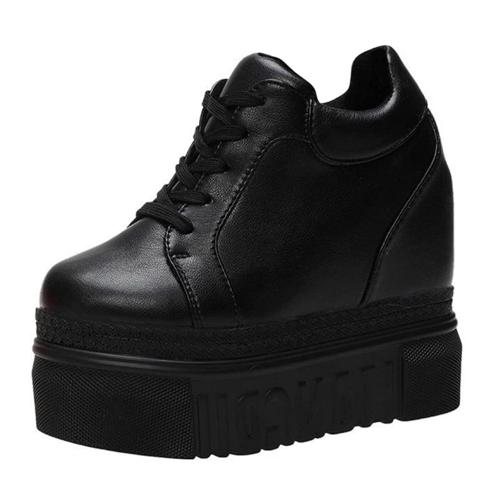 ACE SHOCK Women Fashion Platform Sneakers High Heel Wedge size 39 (US size 8)